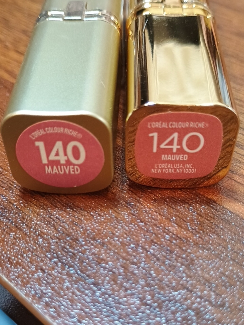2 x L'Oreal Paris Colour Riche Original Satin Lipstick, 140 Mauved - Picture 5 of 5